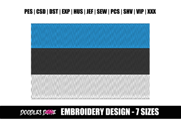 Estonia Flag Embroidery Design Review