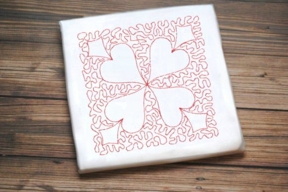 Lovely Red One Line Flower