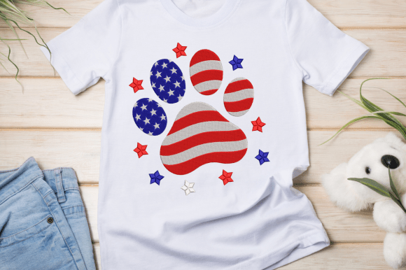 Patriotic Paw: A Seasonal Embroidery Review