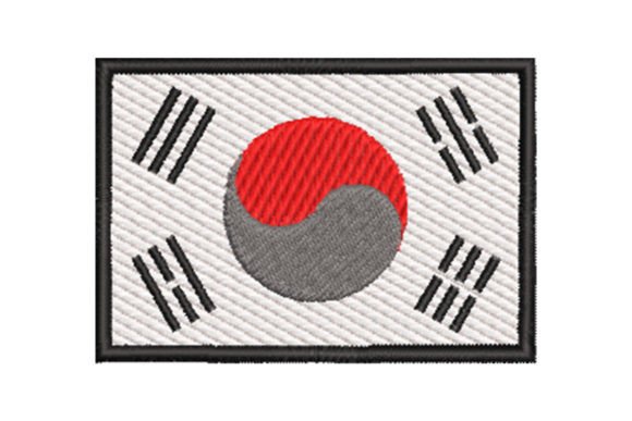 South Korea Flag Embroidery Design Review