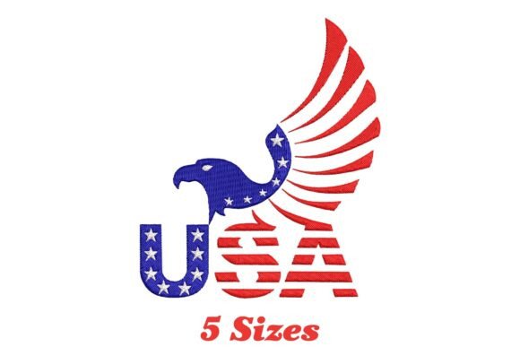 US American Flag Eagle